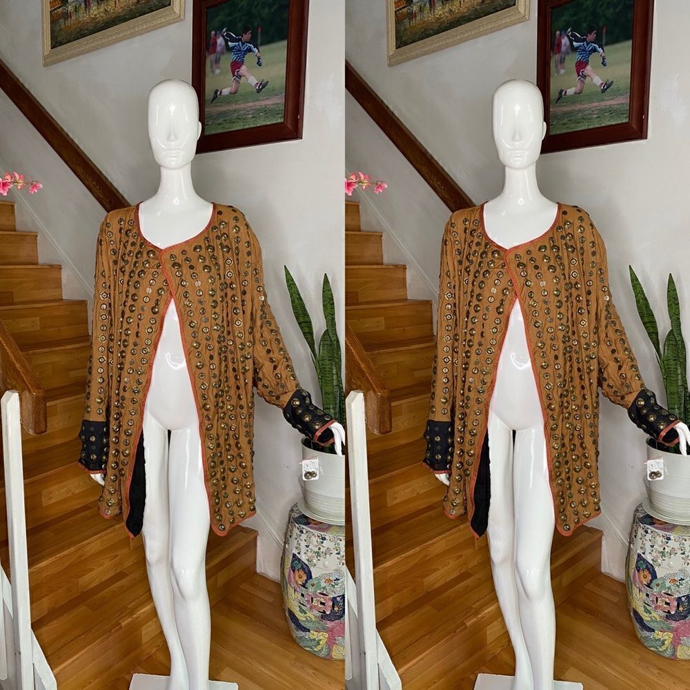 Free People Crossed Coin Jacket - Picture 5 of 9